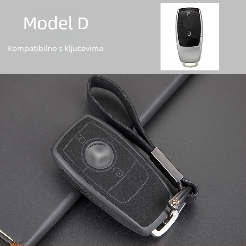 Kućište za ključeve Xinhao za Mercedes-Benz E-Class, semiš, jednostavan stil