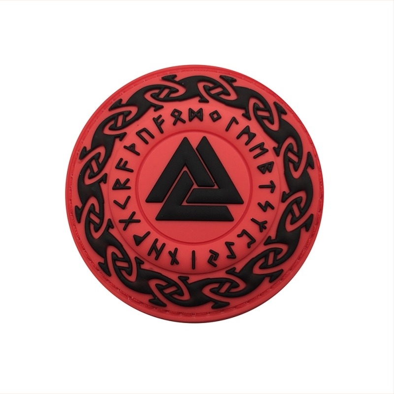 Back Hand PVC zakrpa s Odin logom, Velcro narukvica za moral, za outdoor sportove, unisex, Zima 2024