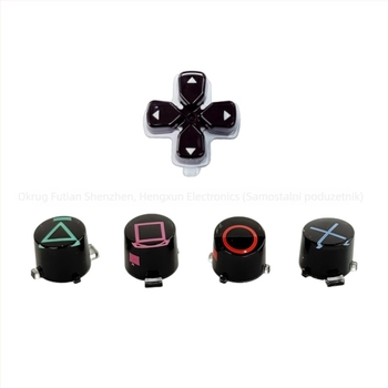 Set kristalnih gumbova za PS5 kontroler — ABS materijal, 10 g, komplet gumbova za PS5