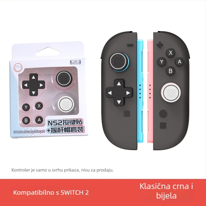 Nintendo Switch 2 silikonske kapice za gumbe, kapice za joystick i D-Pad – dodatna oprema za konzolu