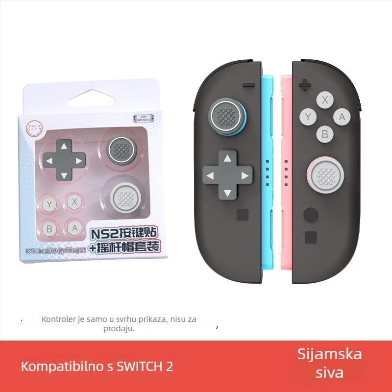 Nintendo Switch 2 silikonske kapice za gumbe, kapice za joystick i D-Pad – dodatna oprema za konzolu