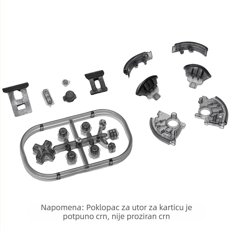 Nintendo Switch Lite set tipki za zamjenu — D-Pad, ABXY, ZL/ZR, L/R, ABS materijal