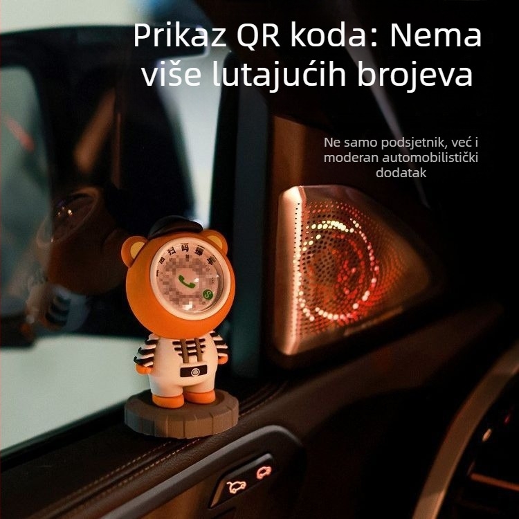 Javanagh automobilna dekoracija s dvodimenzionalnim kodom, PVC mekano ljepilo, model 001, podrijetlo Kina