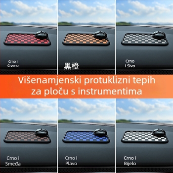 Baviss Višefunkcionalna protuklizna auto podloga s nosačem za telefon i privremenom parkirnom tablicom, PVC (Kod proizvoda: B-61)