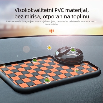 Baviss Višefunkcionalna protuklizna auto podloga s nosačem za telefon i privremenom parkirnom tablicom, PVC (Kod proizvoda: B-61)
