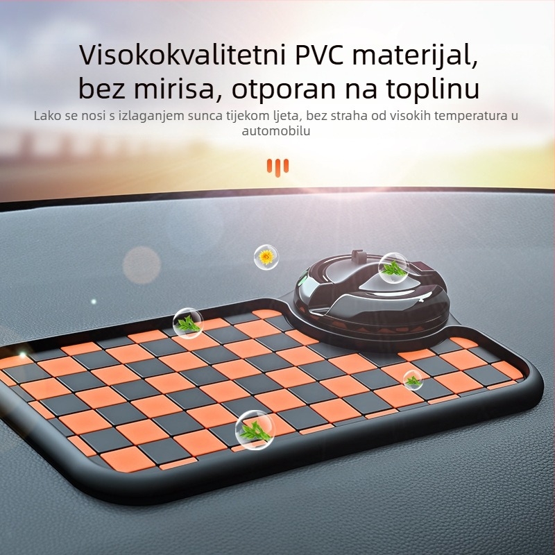 Baviss Višefunkcionalna protuklizna auto podloga s nosačem za telefon i privremenom parkirnom tablicom, PVC (Kod proizvoda: B-61)