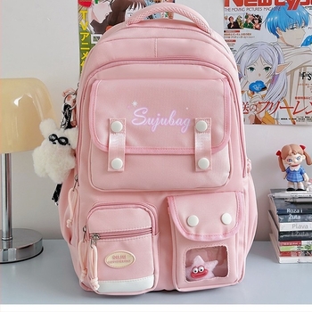 Unisex Nylon Ruksak Velikog Kapaciteta, Prozračan i Ultra Lagani Laptop Ruksak Za Srednju i Višu Školu