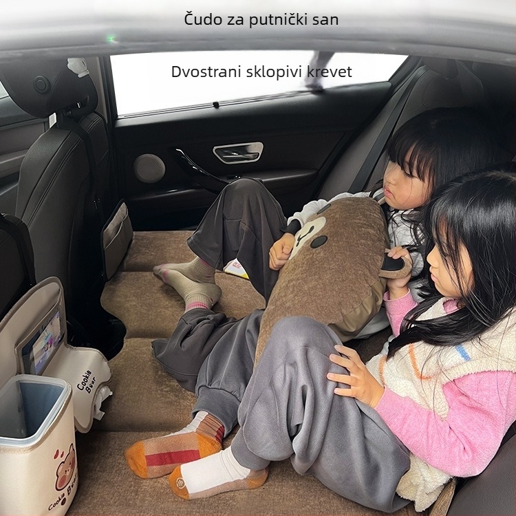 Sklopiva postelja za stražnjesjedalo automobila — univerzalni putni madrac, Model 985, automatsko nadimanje, kompatibilno s Baihoy/bailihongye