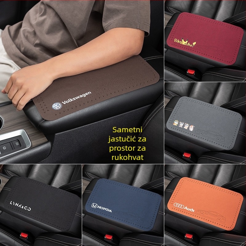 Jastučić za naslon za ruku autom Lexus ES350h, RX, UX, NX400h – središnji protivklizni pokrov, PVC materijal, prilagodba izrade, tiskani logo