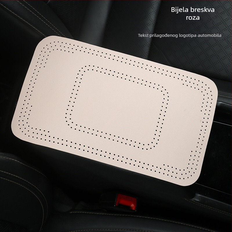 Semiš naslon za ruku automobila, središnji jastuk, zaštitni sloj, moguć tisak logotipa