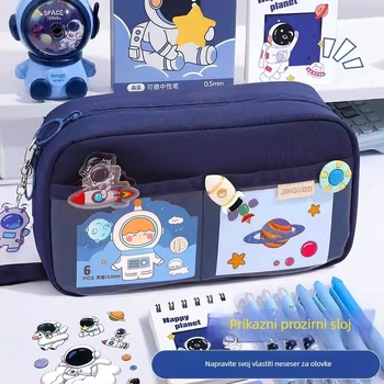 Pernica za učenike s dizajnom Astronaut Vulkan - Oxford materijal, unisex, casual stil
