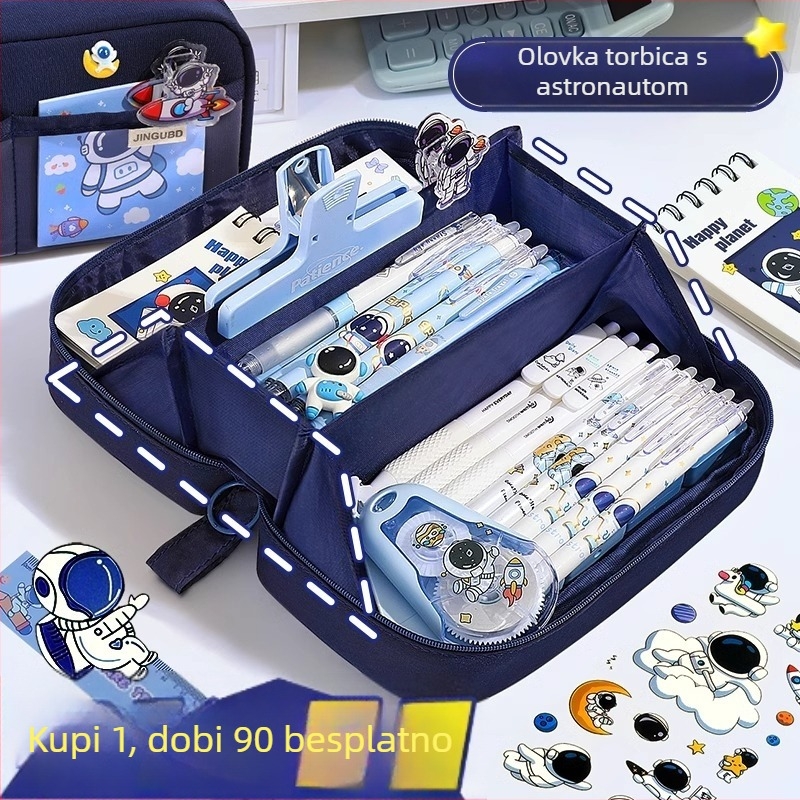 Pernica za učenike s dizajnom Astronaut Vulkan - Oxford materijal, unisex, casual stil