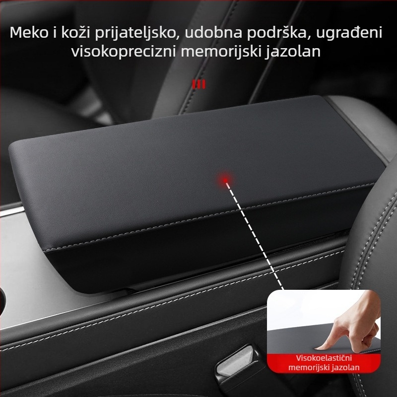 Kožna zaštitna navlaka za središnji naslon za ruku – prilagodljiv dodatak unutrašnjosti automobila, brenda Camp Picture, 500 g