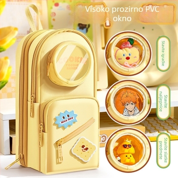 Pernica za školsku torbu, marka Kappa bear, platno, stil korejska verzija, univerzalni spol, osnovno pakiranje.
