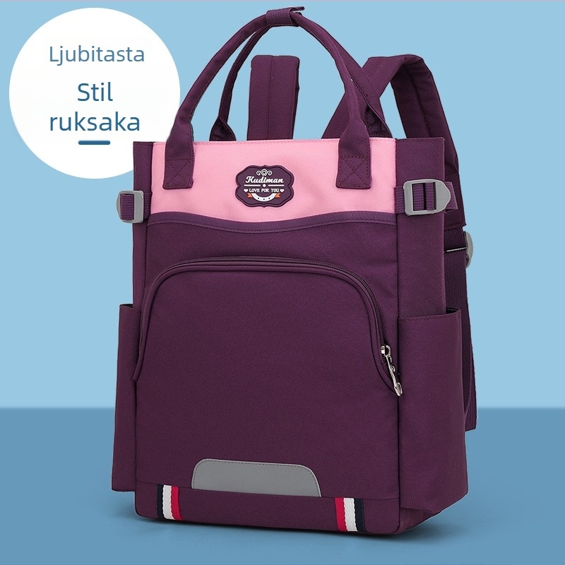 Unisex torba za dopunske satove za osnovnošolce — Oxford tkanina, prozračna, smanjenje opterećenja, podstava od poliestera, model 5100