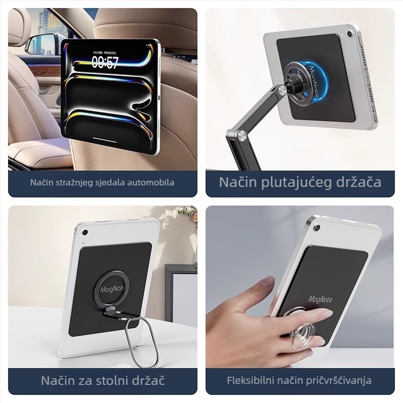 Magnetski list za držač tableta i čitača elektroničkih knjiga (ljepljivi stil) – Univerzalna kompatibilnost