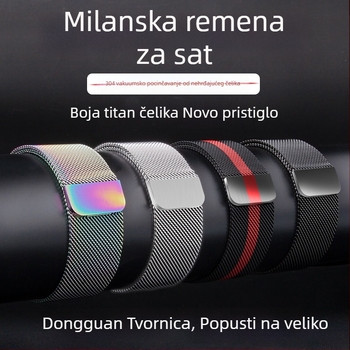S10 metalni magnetski Milanese remen za Apple Watch