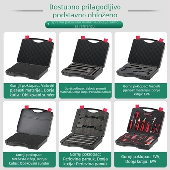 Plastična prijenosna kutija za alate za održavanje vozila i pohranu instrumenata