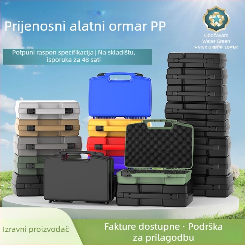 Plastična prijenosna kutija za alate za održavanje vozila i pohranu instrumenata