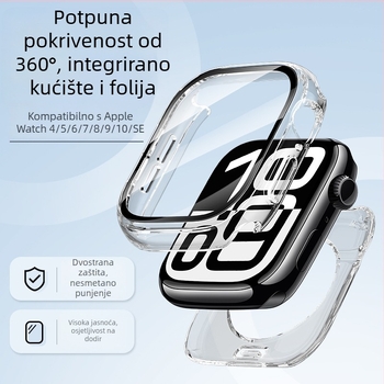 Sve-u-jednom vodootporna zaštitna kutija za Apple Watch s integriranim zaštitnim filmom za zaslon