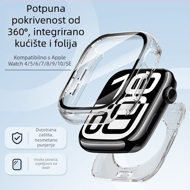 Sve-u-jednom vodootporna zaštitna kutija za Apple Watch s integriranim zaštitnim filmom za zaslon