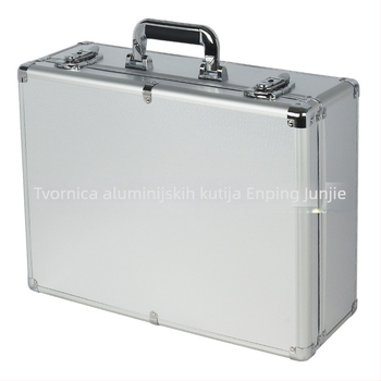Kutija alata od aluminijskog legura, Prijenosna kutija za pohranu, Vanjski materijal MDF+ABS, Okvir od aluminijskog legura