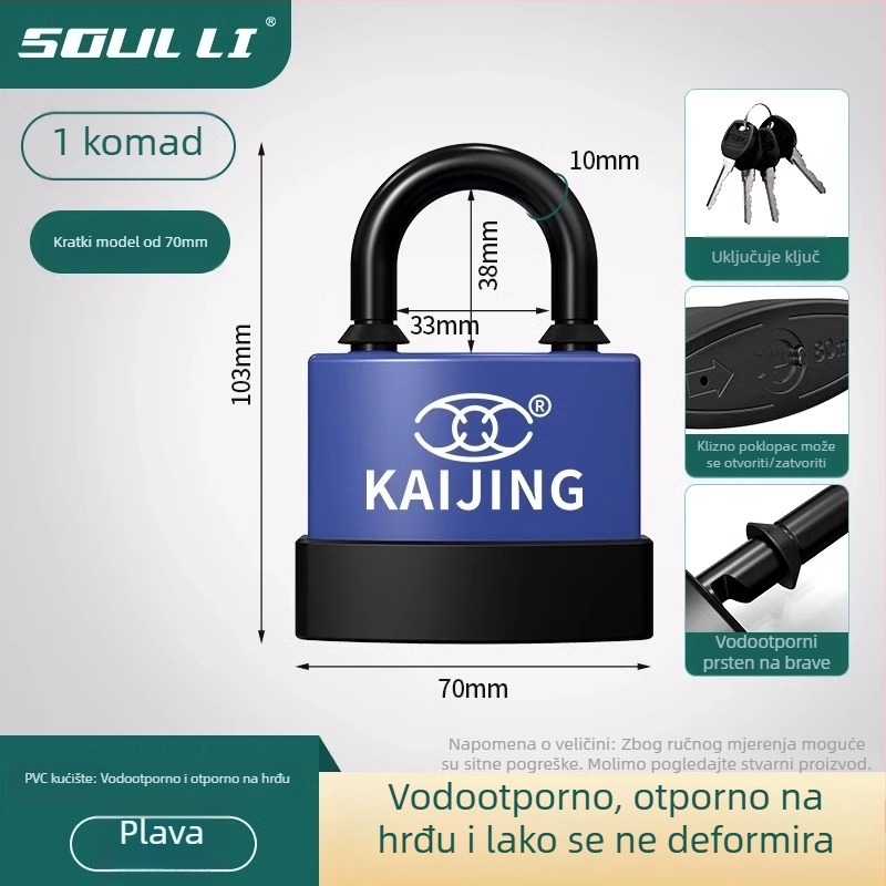 Sigurnosna brava Type C, željezno tijelo, Neck Strength branda, stil lagani luksuz, za svakodnevnu uporabu