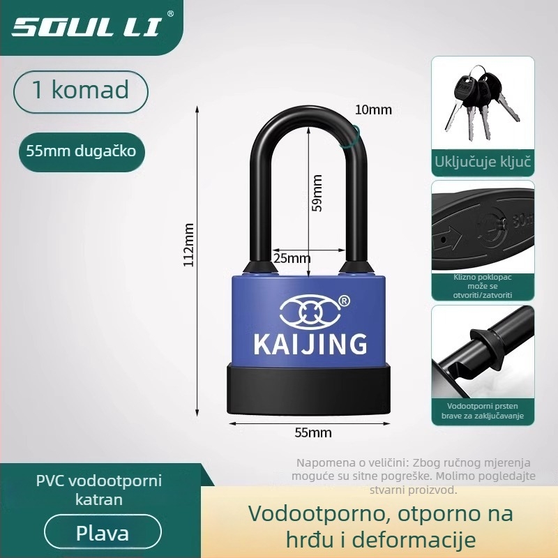 Sigurnosna brava Type C, željezno tijelo, Neck Strength branda, stil lagani luksuz, za svakodnevnu uporabu