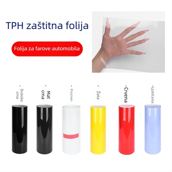 TPU film za svjetla s promjenom boje po osvjetljenju, samoreparirajuća zaštitna folija protiv ogrebotina za prednja i stražnja svjetla