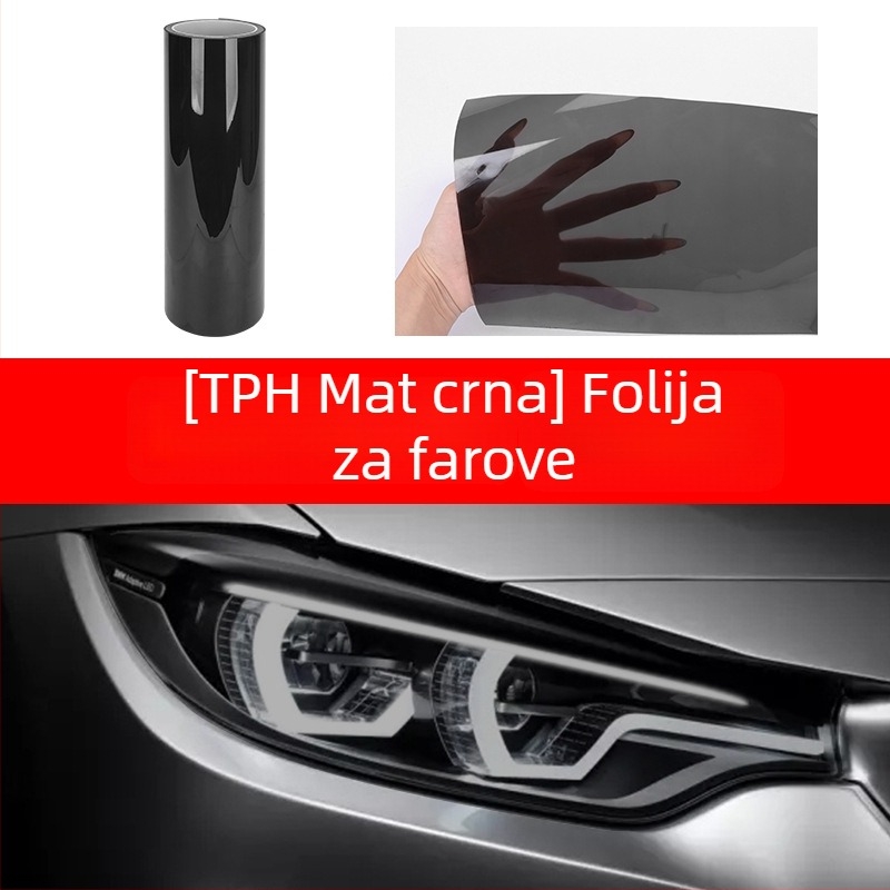 TPU film za svjetla s promjenom boje po osvjetljenju, samoreparirajuća zaštitna folija protiv ogrebotina za prednja i stražnja svjetla