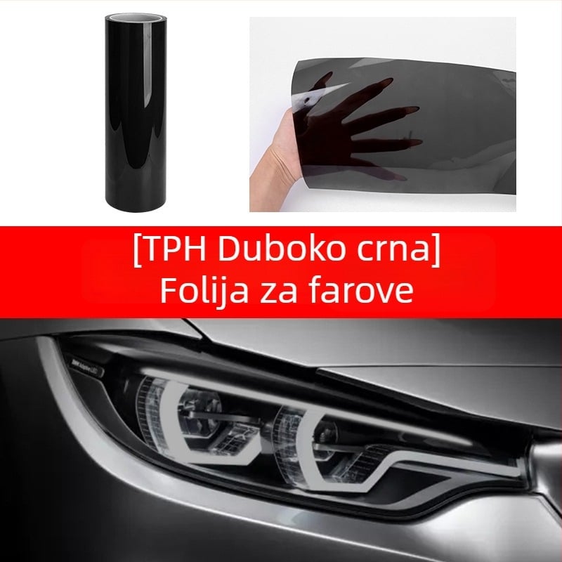 TPU film za svjetla s promjenom boje po osvjetljenju, samoreparirajuća zaštitna folija protiv ogrebotina za prednja i stražnja svjetla