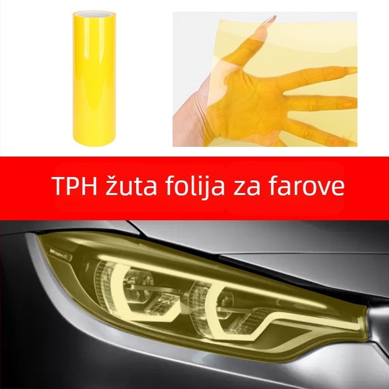 TPU film za svjetla s promjenom boje po osvjetljenju, samoreparirajuća zaštitna folija protiv ogrebotina za prednja i stražnja svjetla
