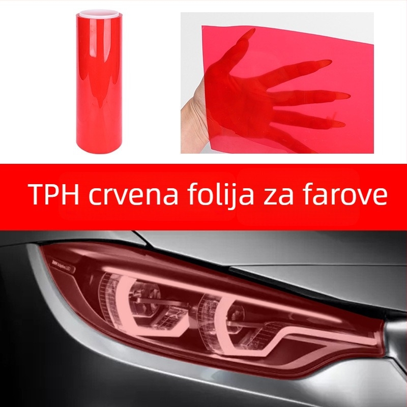 TPU film za svjetla s promjenom boje po osvjetljenju, samoreparirajuća zaštitna folija protiv ogrebotina za prednja i stražnja svjetla