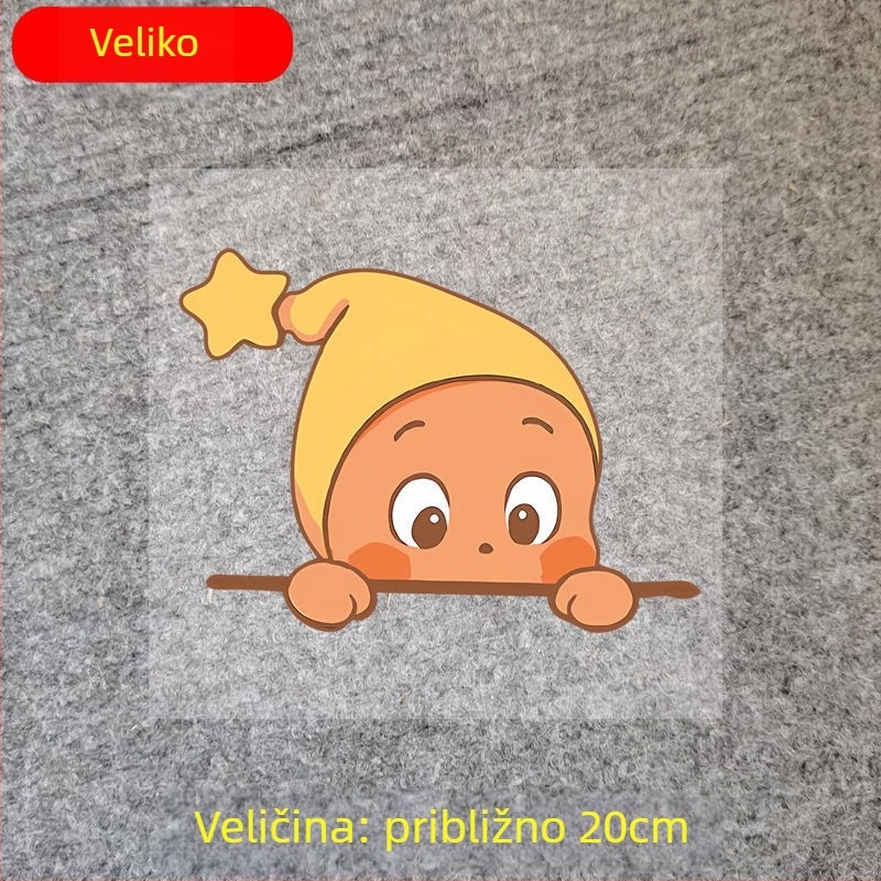Reflektivna upozoravajuća naljepnica za karoseriju automobila – Marka Fan jing; Materijal: Naljepnica; Vrsta: Reflektivna upozoravajuća naljepnica; Ugradnja: sa usisnom čašom
