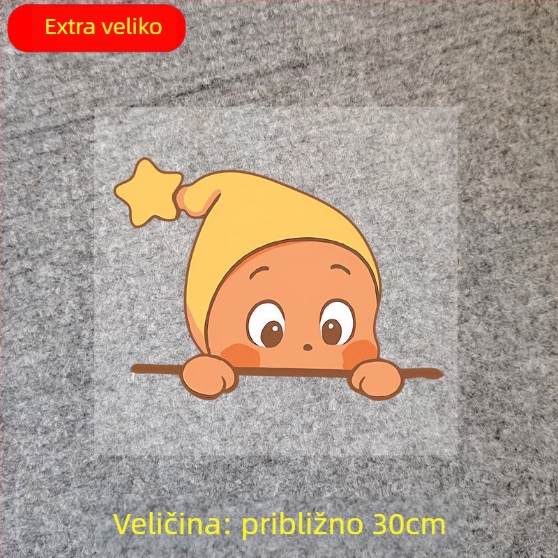 Reflektivna upozoravajuća naljepnica za karoseriju automobila – Marka Fan jing; Materijal: Naljepnica; Vrsta: Reflektivna upozoravajuća naljepnica; Ugradnja: sa usisnom čašom