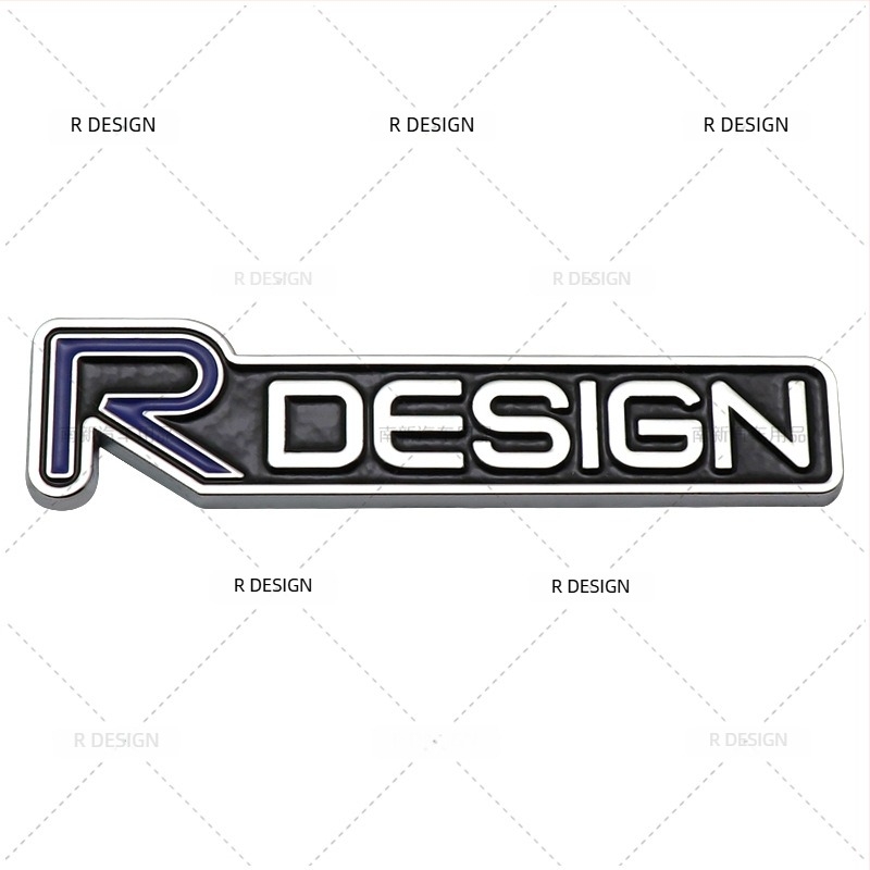 RDESIGN 3D metalna automobilna značka za Volvo – prilagodba loga