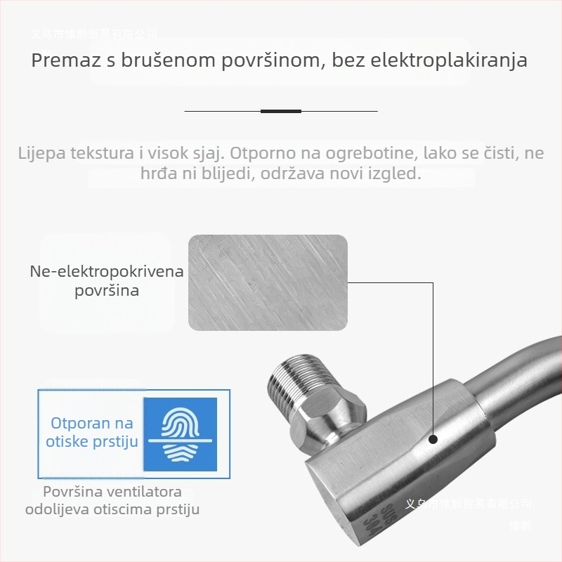 Kuhinjska slavina od 304 nehrđajućeg čelika, poluautomatska ljuljačka, model 985, električna vodovodna slavina, jednostrana konstrukcija, CE certifikat