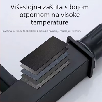 Kran za kupaonicu za umivaonik, od nehrđajućeg čelika, miješani topli i hladni vod, keramički ventil, model WSY-515620, radna temperatura 0–80°C