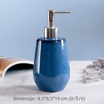 Prazna boca za šampon s pumpom — minimalistički dizajn; Materijal: Drugo; Stil: Moderna jednostavnost; Funkcija: Detaljan opis