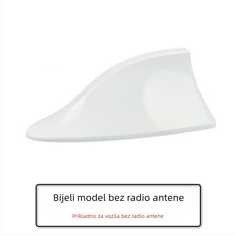 Auto antena u obliku žralove peraje; Instalacija: ljepilom; Napon: 12V; Struja: 12A; Životni vijek: 999999