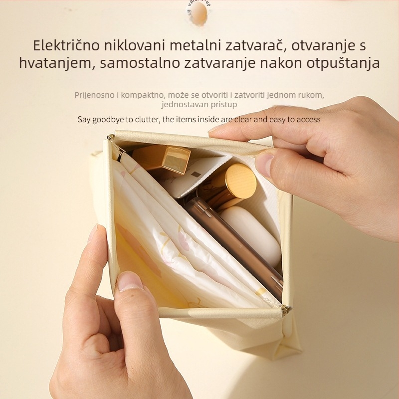 PU torbica za pohranu kabela, višenamjenski putni organizator za kozmetiku, sitnice i razglednice