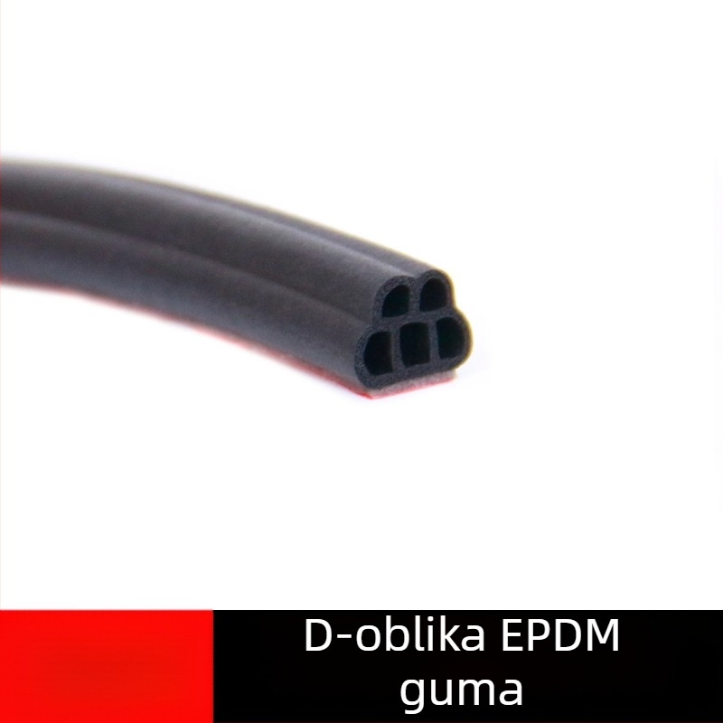 Gumeni zaptivni trak za vrata automobila, dizajn pet i šest rupa, zvučna izolacija i vodonepropusnost, za razne modele
