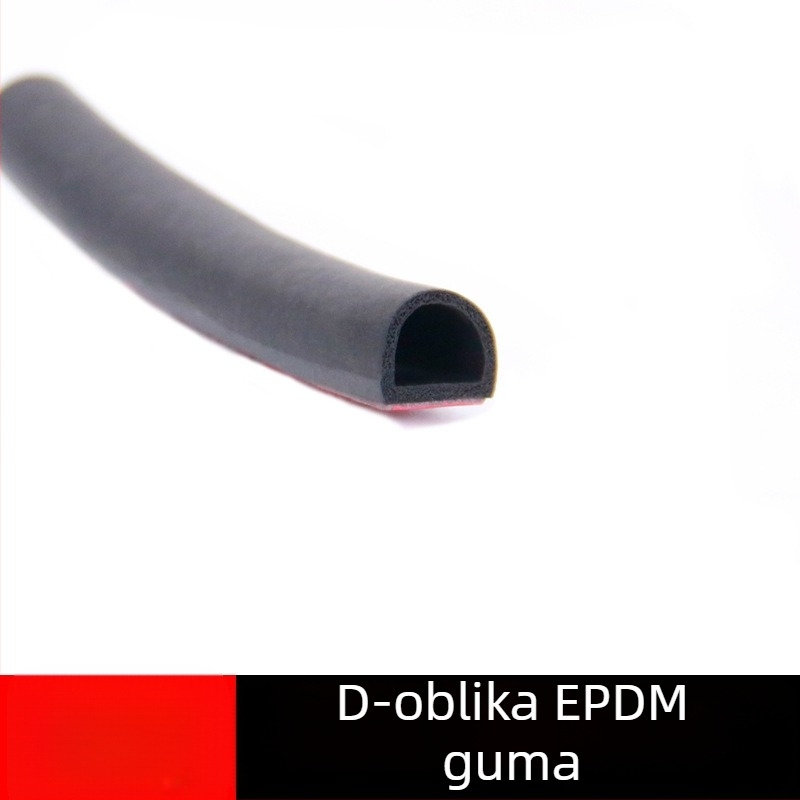 Gumeni zaptivni trak za vrata automobila, dizajn pet i šest rupa, zvučna izolacija i vodonepropusnost, za razne modele