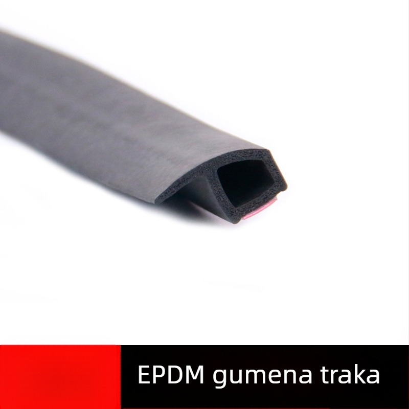 Gumeni zaptivni trak za vrata automobila, dizajn pet i šest rupa, zvučna izolacija i vodonepropusnost, za razne modele