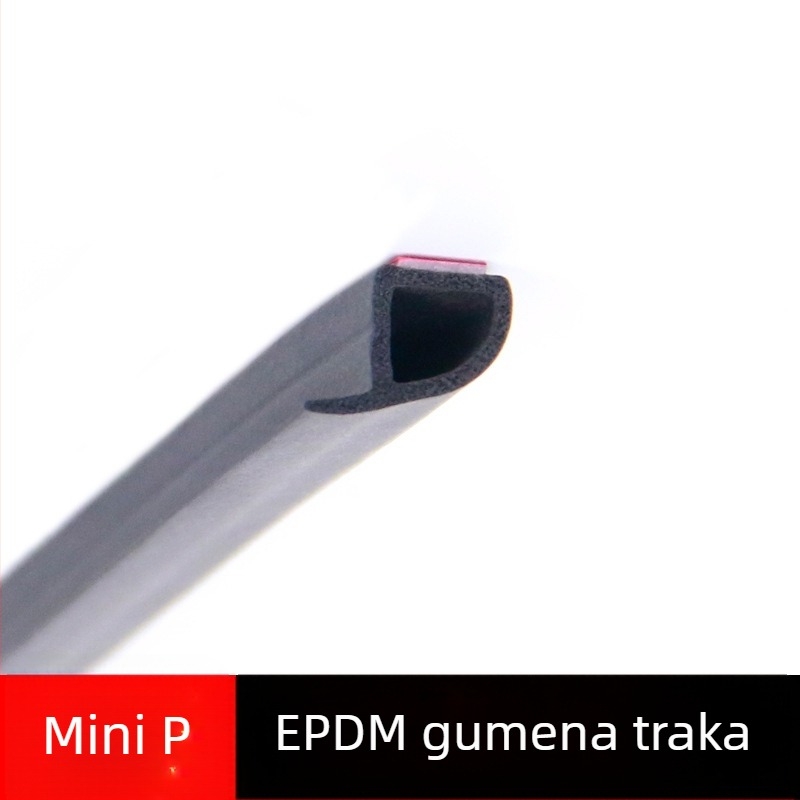 Gumeni zaptivni trak za vrata automobila, dizajn pet i šest rupa, zvučna izolacija i vodonepropusnost, za razne modele