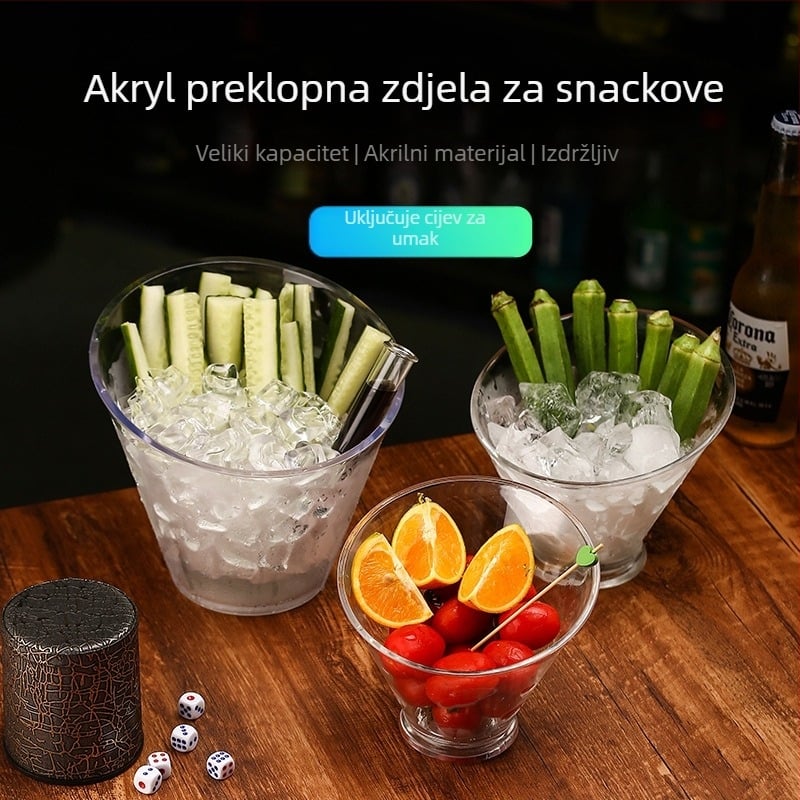 Akrilni pladanj za voće Tai jialong – minimalistički stil, vrhunska kvaliteta, lansiran 2020.