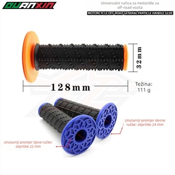 Gumeno ljepilo za ručicu upravljača motocikla – prilagodljiva obrada, opći modeli, četiri sezone, protuklizno, vodootporno, otporno na habanje