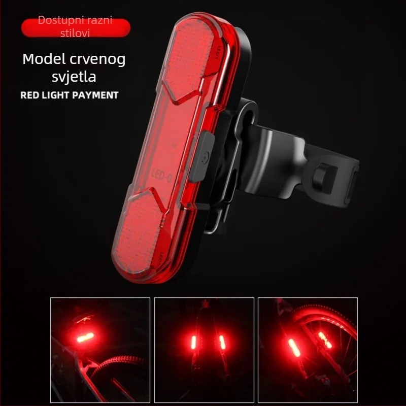 Lumaiwei SR1 stražnja LED svjetiljka za bicikl s Type-C punjenjem i pametnim senzorom kočenja za planinske bicikle