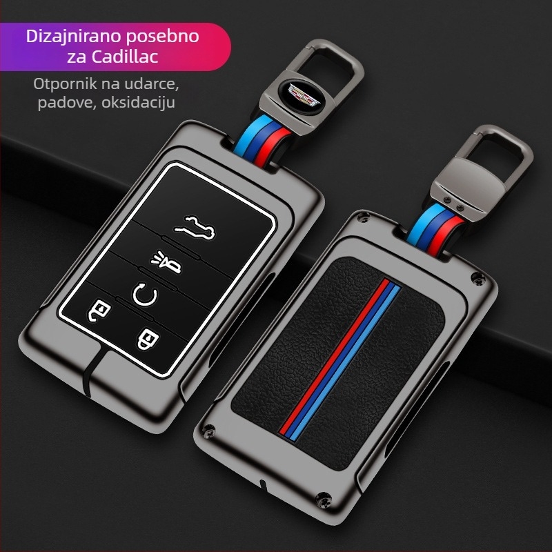 Kućište ključa Cadillac XTS/ATS/SRX/CTS - cinkov legura, moderan dizajn, LONGSNOL