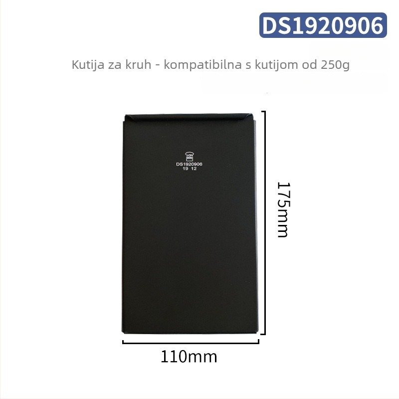 Forma za tost - aluminijska legura, poligonalni oblik, 1 kom